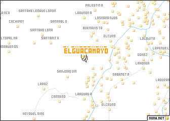 map of El Guacamayo