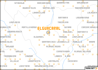 map of El Guacaral