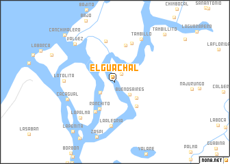 map of El Guachal