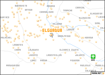 map of El Guadua