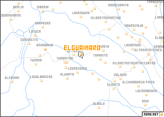 map of El Guáimaro