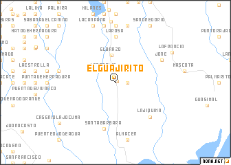 map of El Guajirito