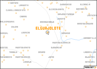 map of El Guajolote