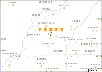 map of El Guamacho