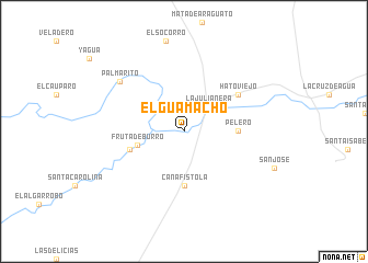 map of El Guamacho
