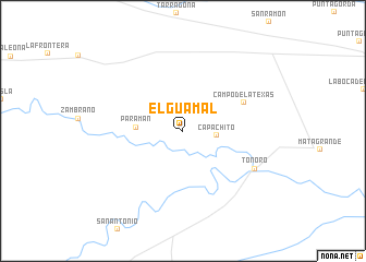 map of El Guamal