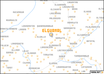 map of El Guamal