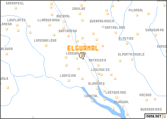 map of El Guamal