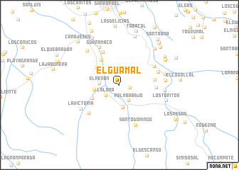 map of El Guamal