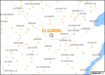 map of El Guamal