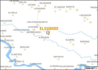map of El Guamán
