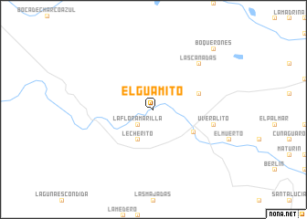 map of El Guamito