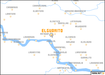 map of El Guamito