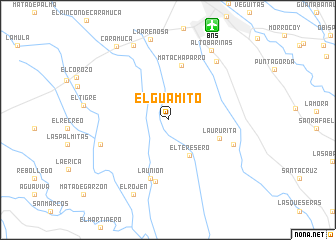 map of El Guamito