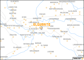 map of El Guamito