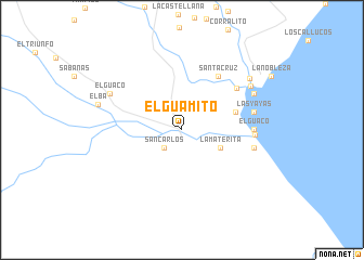 map of El Guamito