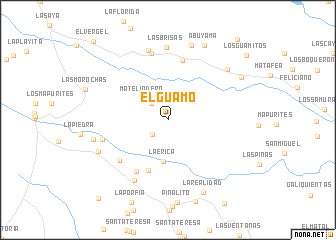 map of El Guamo