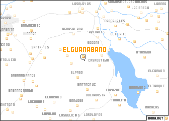 map of El Guanábano
