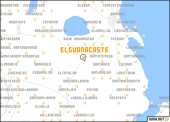 map of El Guanacaste