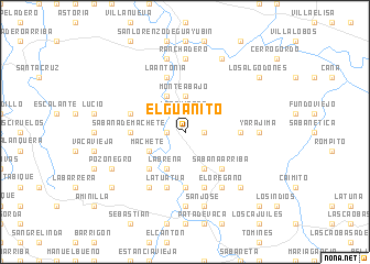 map of El Guanito