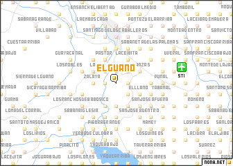 map of El Guano