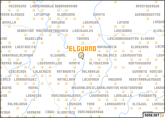 map of El Guano