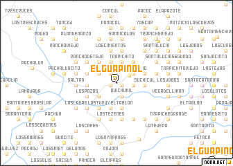 map of El Guapinol