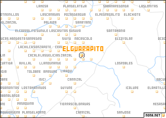 map of El Guarapito