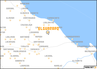map of El Guarapo