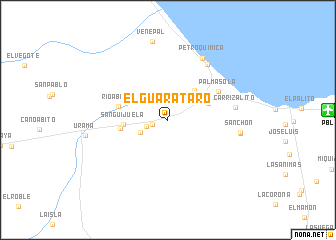 map of El Guarataro