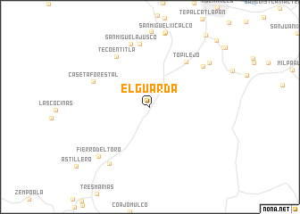 map of El Guarda