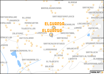 map of El Guarda