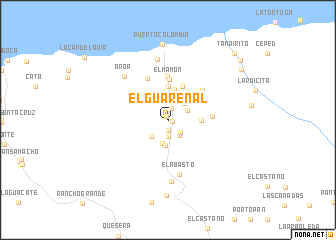 map of El Guarenal