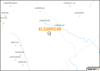 map of El Guaricho