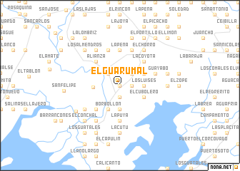 map of El Guarumal