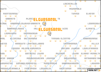 map of El Guasaral