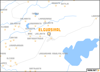 map of El Guasimal