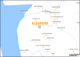 map of El Guásimo