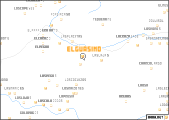 map of El Guásimo