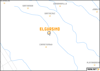 map of El Guásimo