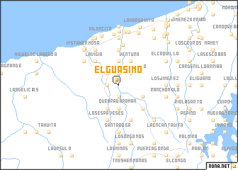 map of El Guásimo