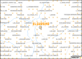 map of El Guásimo