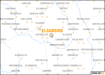 map of El Guásimo