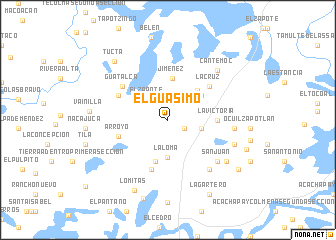 map of El Guásimo