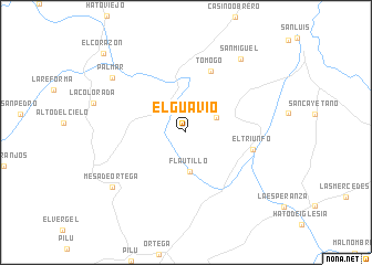 map of El Guavio