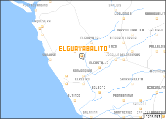 map of El Guayabalito