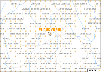 map of El Guayabal