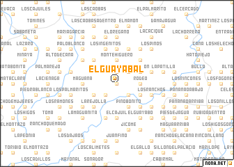 map of El Guayabal