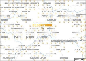map of El Guayabal