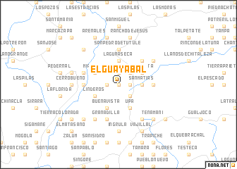 map of El Guayabal